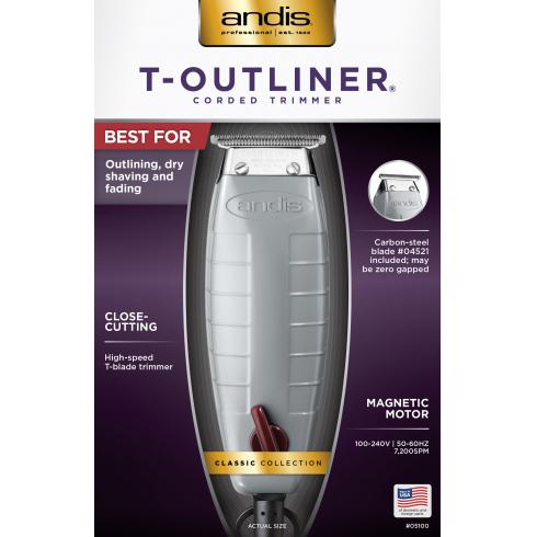 Tondeuse de finition Andis T-Outliner sans-fil