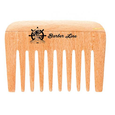 PEIGNE BARBE/MOUSTACHE RATEAU BOIS 9cm - Delorme