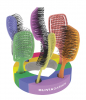 OLIVIA GARDEN BROSSE IDETANGLE ACIDULE x 6 + PRESENTOIR OFFERT ED.LIM