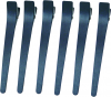 SEPARE MECHES PLASTIQUE NOIR x 6 New