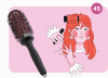 OLIVIA GARDEN MULTIBRUSH TRAVEL KIT MANCHE + 4 BARILLETS 25/35/45/55