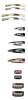 PEIGNE CLIP POSTICHE GM 33 x 19 mm
