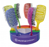 OLIVIA GARDEN BROSSE IDETANGLE ACIDULE x 6 + PRESENTOIR OFFERT ED.LIM