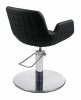 FAUTEUIL NELSON TORTUE DESIGN NOIR PIED 5 BRANCHES