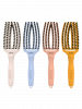 OLIVIA GARDEN BROSSE FINGERBRUSH 6 RANGS - COLORIS FANTAISIE