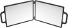 EFALOCK MIROIR PLIANT TWINS