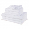 SERVIETTE DRAP EPONGE BLANC 70x140 cm