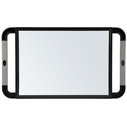 MIROIR V DESIGN+POIGNEE CAOUTCHOUC