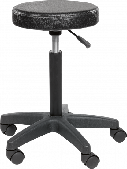 TABOURET EMOTION SP NOIR GALETTE EPAISSE 6 cm