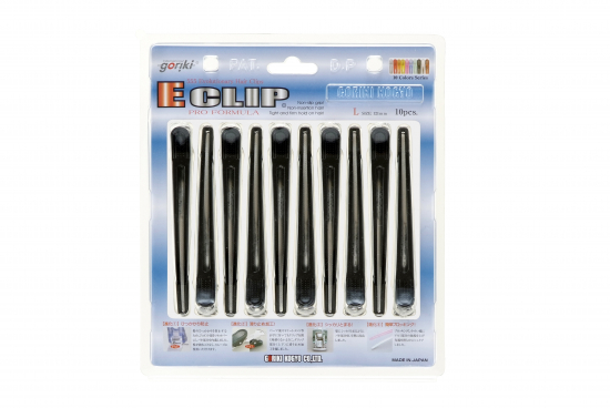 GORIKI E-CLIP L NOIR ou TRANSPARENT 12cm x10pcs