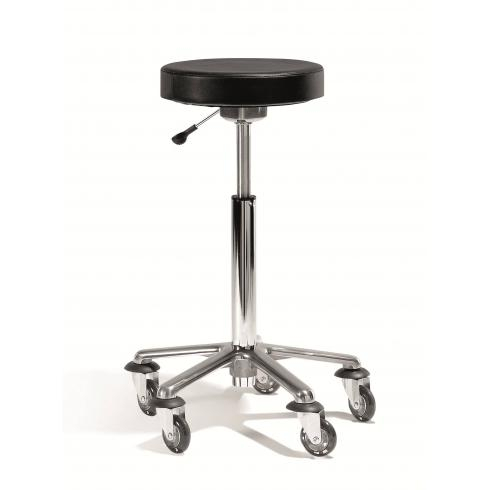 TABOURET ROLLERCOASTER PIED ALU GALETTE 6cm