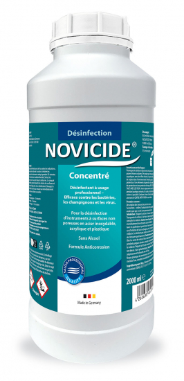 NOVICIDE SOLUTION DESINFECTANTE CONCENTREE P/BOCAL 2 Lit