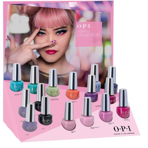 OPI PRESENTOIR INFINITE SHINE x12 +1xBASE+1xTOP