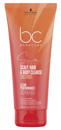 BC CLEAN SUN GEL LAVANT CHEVEUX CORPS 200 ml