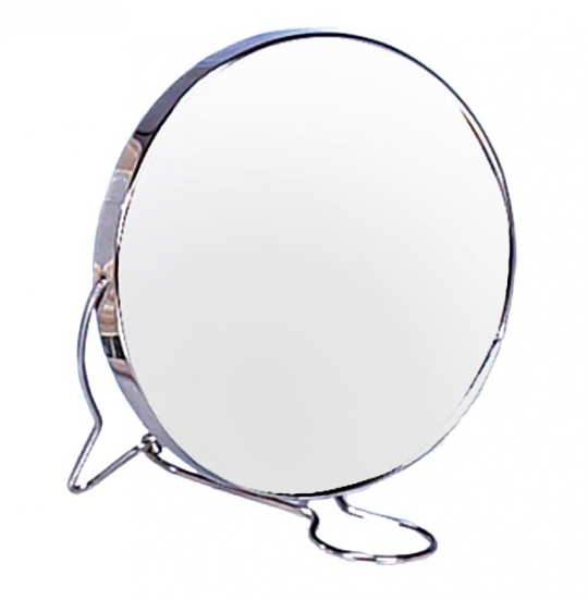 MIROIR CADRE CHROME GROSSISSANT X3