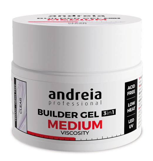ANDREIA BUILDER GEL MEDIUM VISCOSITY POT 44g