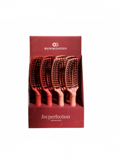 OLIVIA GARDEN PRESENTOIR BROSSE FINGERBRUSH IMPERFECTION x8