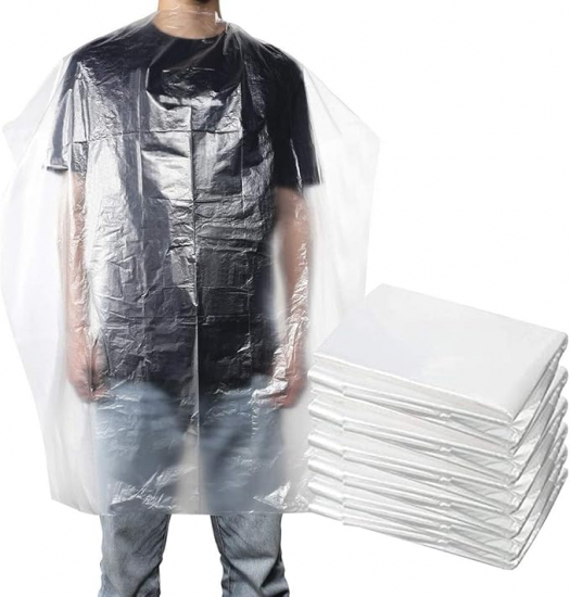 CAPE PLASTIQUE JETABLE à ENFILER 53 x 120 cm x25 evds