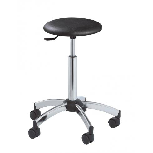 TABOURET PIED ALU GALETTE FINE 3 cm