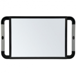 MIROIR V DESIGN+POIGNEE CAOUTCHOUC