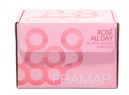 FRAMAR ALU ROULEAU GAUFRE ROSE PASTEL