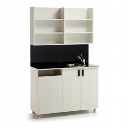 MEUBLE LABO PAHI DIVOLO - HAUT+BAS AVEC EVIER ROND