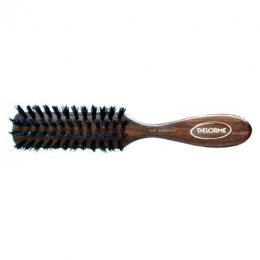 BROSSE BARBE 4 RANGS PUR SANGLIER MANCHE BOIS