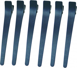 SEPARE MECHES PLASTIQUE NOIR x 6 New