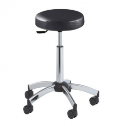 TABOURET PIED ALU GALETTE EPAISSE 6 cm