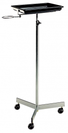 TABLE REGLABLE 1 PLATEAU PLEXI AVEC REPOSE SECHOIR