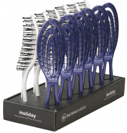 OLIVIA GARDEN PRESENTOIR HOLIDAY FROZEN 2025 x12 brosses