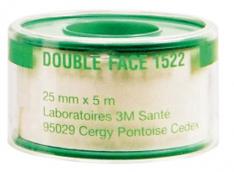 ADHESIF POUR POSTICHE 25mm x 3m