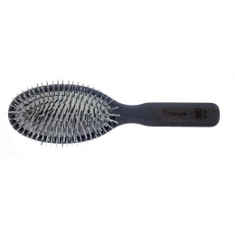 BROSSE TITANIUM PNEU OVALE SANS BOULE evds