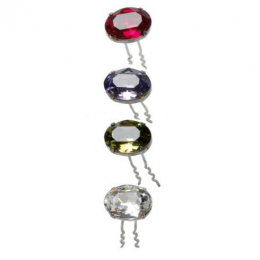 EPINGLE CABOCHON OVAL x2