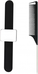 PEIGNE QUEUE METAL MAGNETIQUE @