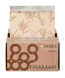 FRAMAR TERRA ALU FEUILLE PREDECOUPEE GAUFRE x 500