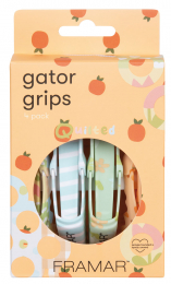 FRAMAR QUILTED SEPARE MECHES GATOR GRIPS x4