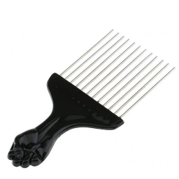 PEIGNE AFRO DENTS METAL LARGE