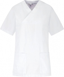 BLOUSE POLYESTER COTON COURTE