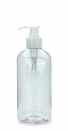 FLACON PLASTIQUE POMPE 500 ml