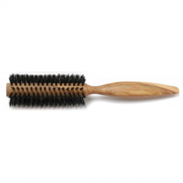 BROSSE BOIS RONDE SANGLIER D48 mm MANCHE BOIS OLIVIER evds