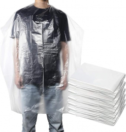 CAPE PLASTIQUE JETABLE à ENFILER 53 x 120 cm x25 evds