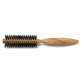 BROSSE BOIS RONDE SANGLIER D38 mm MANCHE BOIS OLIVIER evds