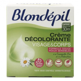 BLONDEPIL CREME DECOLORANTE DOUCE VISAGE ET CORPS 2x25ml