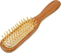 BROSSE MINI RECTANGLE PICOT BOIS