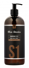 MEN STORIES S1 SHAMPOING 3 EN 1 750ml New
