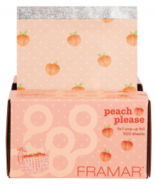 FRAMAR PEACH PLEASE ALU FEUILLE PREDECOUPEE GAUFREE x 500